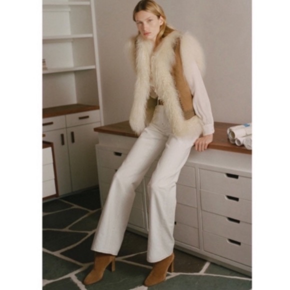 Nili Lotan Denim - NILI LOTAN Celia Jean in Cream - Size 27